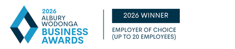 2026 Albury Wodonga Business Awards Winner – Employer of Choice