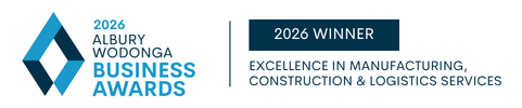 2026 Albury Wodonga Business Awards Winner – Excellence in Manufacturing, Construction & Logistics Services